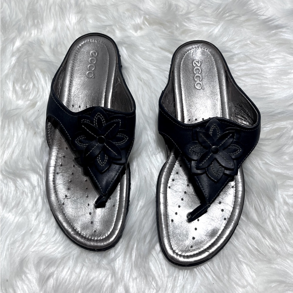 Ecco flower sandals size 41